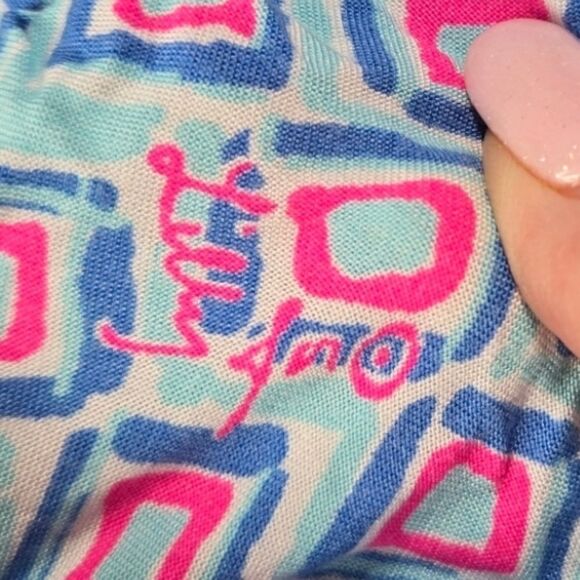 Lilly Pulitzer Baby Girl Maxi Dress 12M Bright Blue Floral Designer Sleeveless - Picture 3 of 7